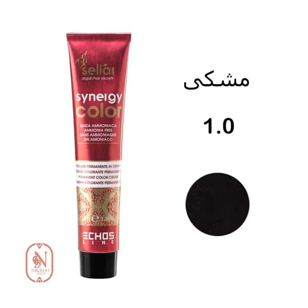 رنگ موی بدون آمونیاک اچ اس لاین مشکی 1.0