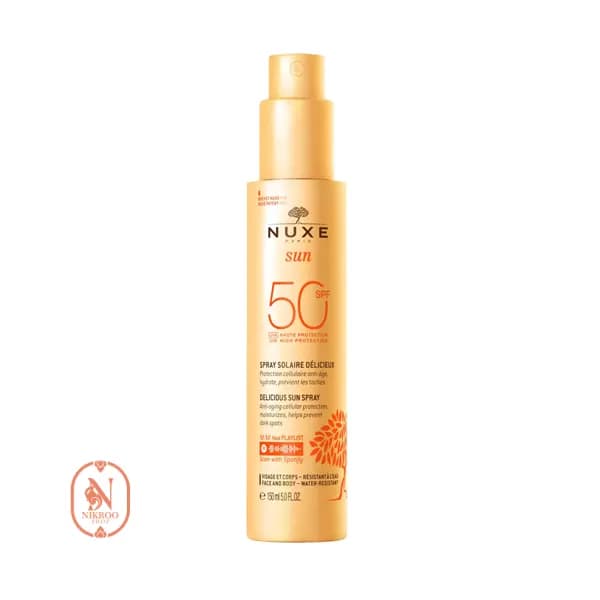 اسپری ضد آفتاب نوکس محافظت صورت و بدن SPF50 حجم 150 میل