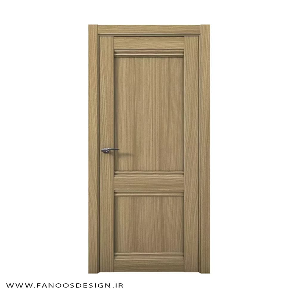درب تمام چوب اتاق با طراحی مدرن ژاپنی کد 31008 — تصویر ۵