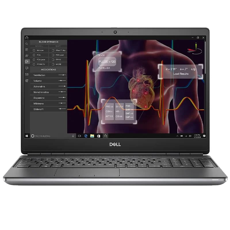 لپ تاپ استوک دل مدل Precision 7750 سایز 17.3 اینچی پردازنده i7 رم 32GB گیگابایت هارد 512GB گیگابایت SSD گرید A++