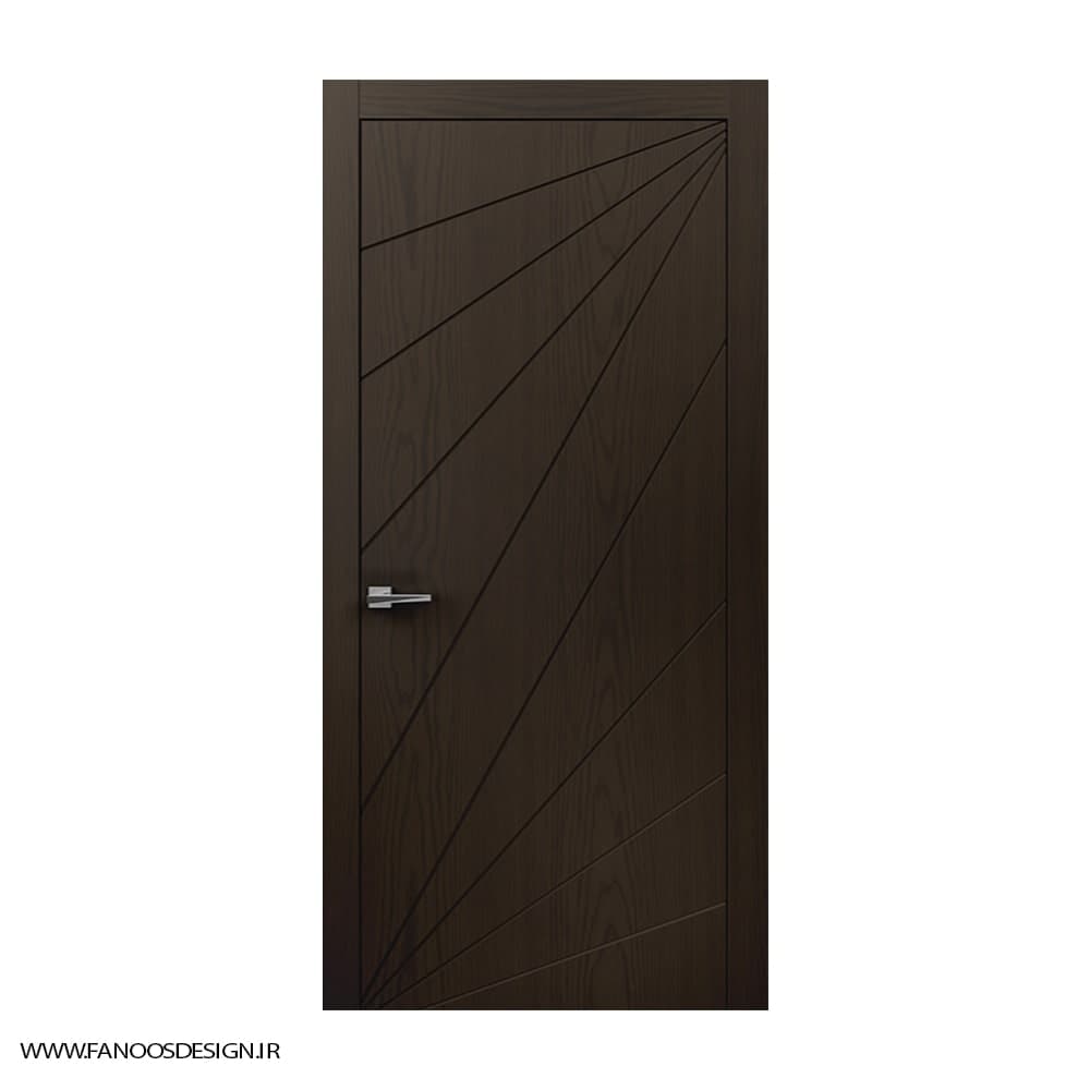 درب اتاق خواب سی انسی روکش چوب با رنگ پلی اورتان کد 30986