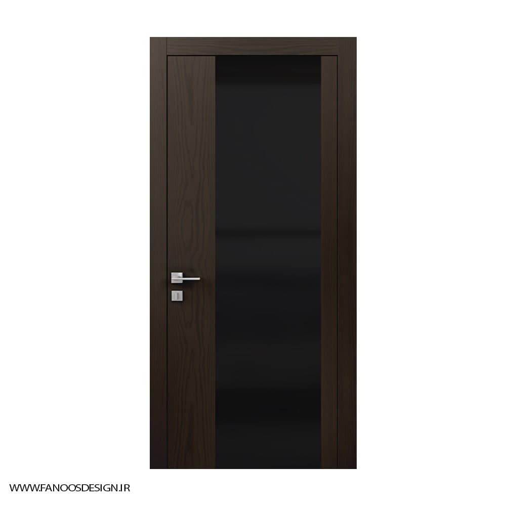 درب اتاق خواب مدرن روکش چوب با رنگ پلی اورتان کد 30973 — تصویر ۲