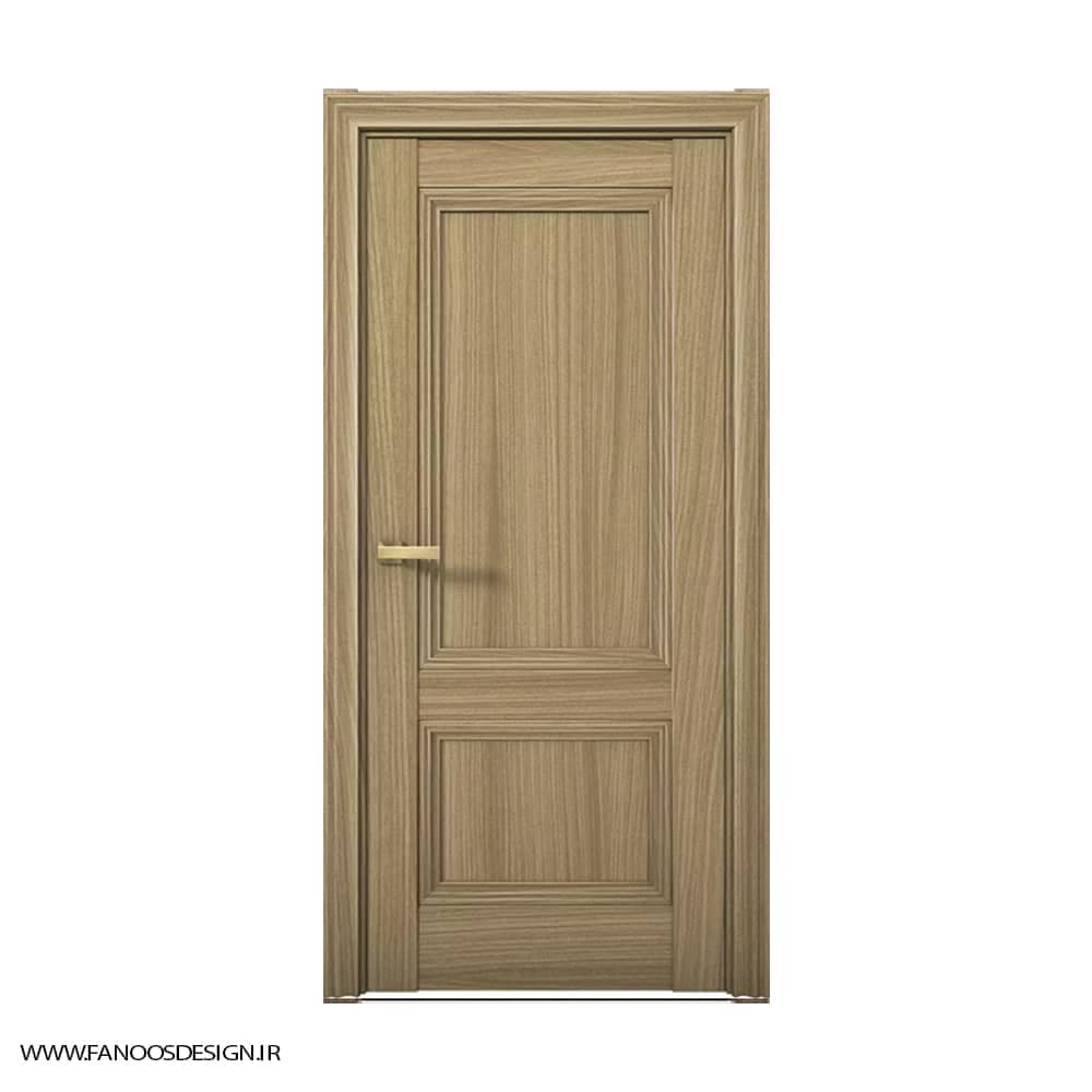 درب اتاق لوکس با روکش گردو و رنگ پلی اورتان کد 30957