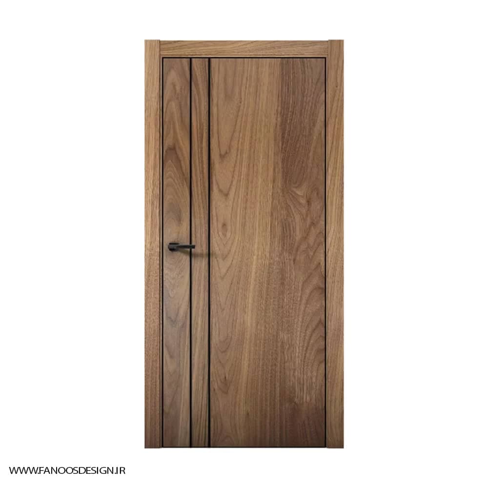 درب اتاق خواب روکش چوب طبیعی کد 30953