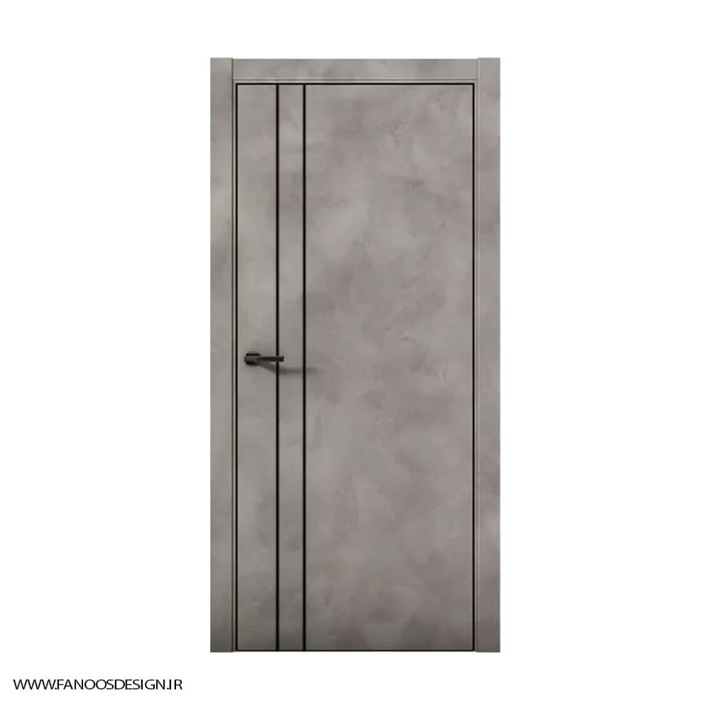 درب اتاق خواب روکش چوب طبیعی کد 30953 — تصویر ۴