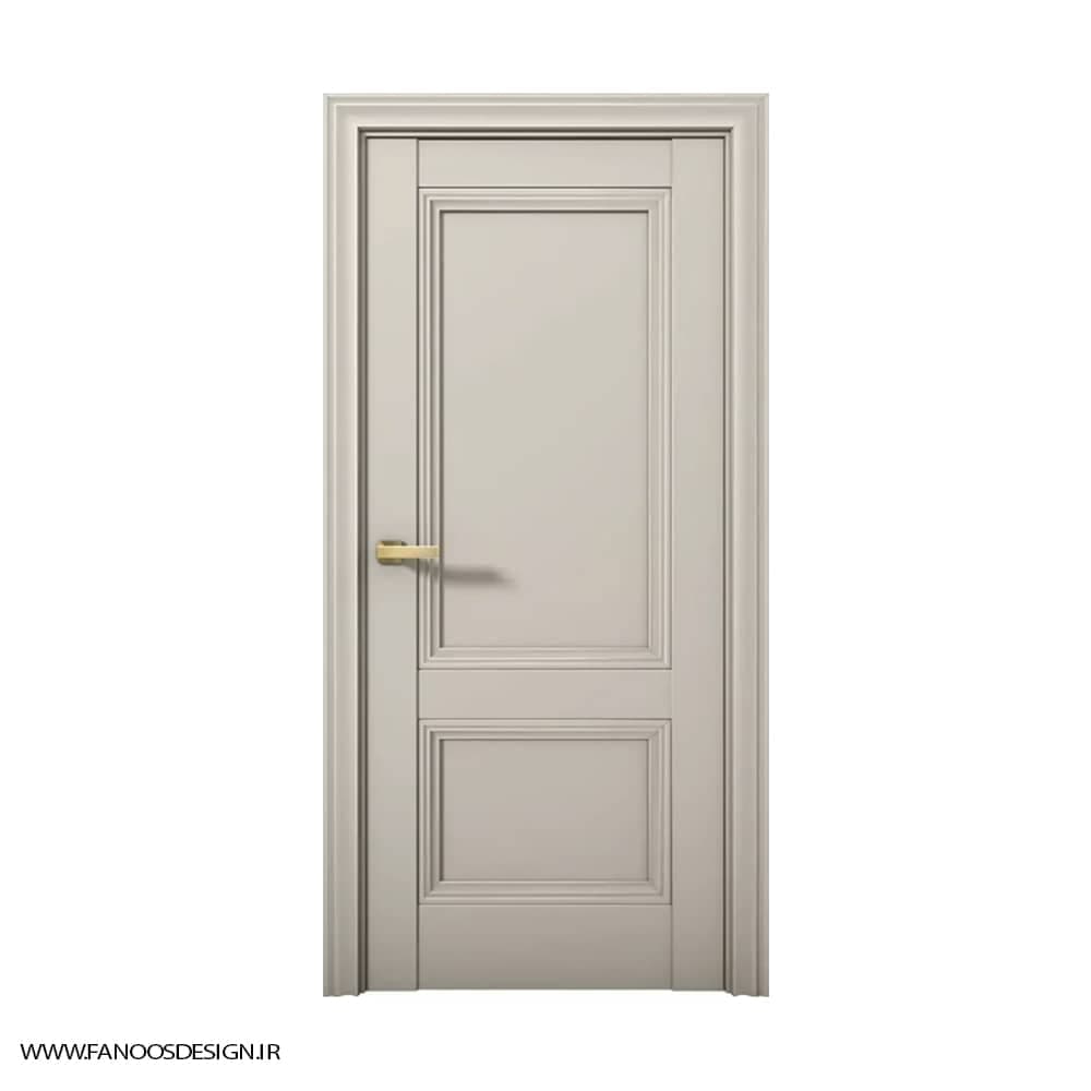 درب تمام چوب با رنگ پوششی کلاسیک کد 30952