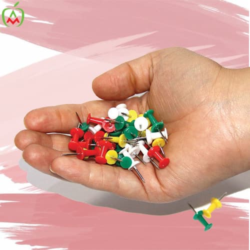 سوزن نقشه (پونز نقشه) 50 عددی — تصویر ۳