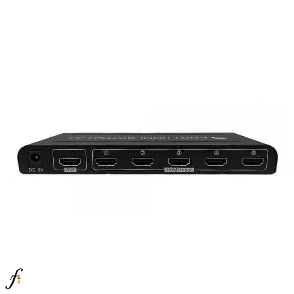سوئیچ 5 پورت HDMI پی نت مدل 4K501 با بدنه فلزی — تصویر ۴