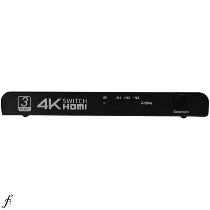 سوئیچ 3 پورت HDMI پی نت مدل 4K301 با بدنه فلزی — تصویر ۴