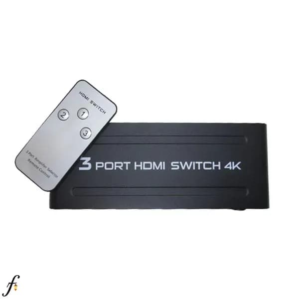 سوئیچ 3 پورت HDMI پی نت مدل 4K301 با بدنه فلزی — تصویر ۲