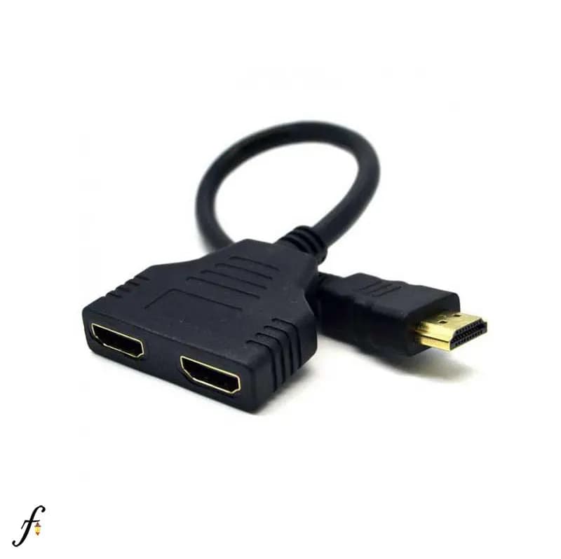 کابل 1 به 2 اچ دی ام آی پی نت با کابل 30 سانتی متری