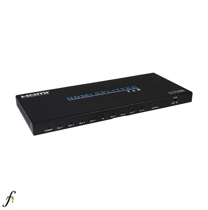 اسپليتر 8 پورت HDMI 2.0 فرانت مدل FN-V218 با قابلیت EDID
