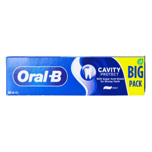 خمیردندان محافظت از پوسیدگی Cavity Protect Mint اورال بی Oral B حجم 100 میلی لیتر اصل