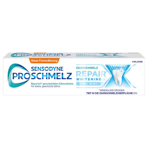 خمیردندان سفید کننده و ترمیم کننده Repair Whitening Cool Mint سنسوداین Sensodyne حجم 75 میلی لیتر