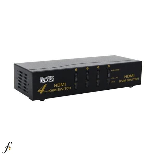 کی وی ام سوئیچ کی نت پلاس مدل KP-H624 با 4 پورت HDMI
