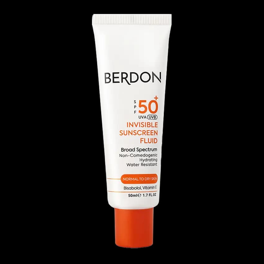 فلوئید ضد آفتاب بی رنگ پوست خشک بردون +SPF50