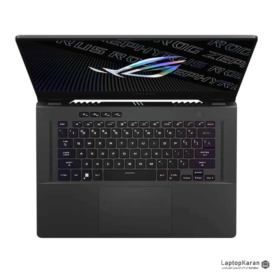 لپ تاپ GA503QM ایسوس ROG Zephyrus G15 2K پردازنده R9(5900HS) رم 16GB حافظه 512GB SSD گرافیک 6GB 3060 — تصویر ۲
