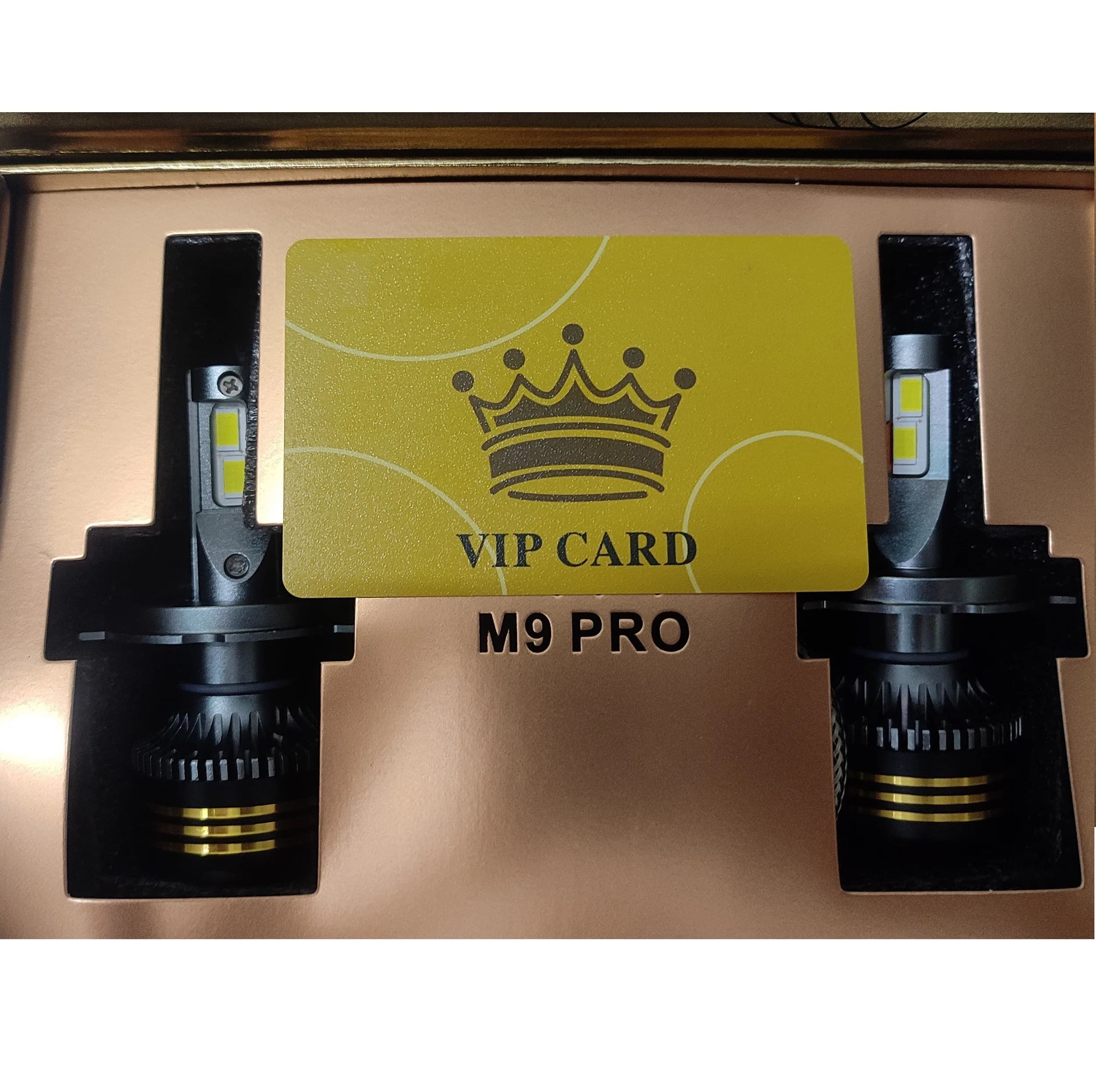 هدلایت مدل M9 Pro توان 75 وات پایه H7 رنگ سفید یخی — تصویر ۳