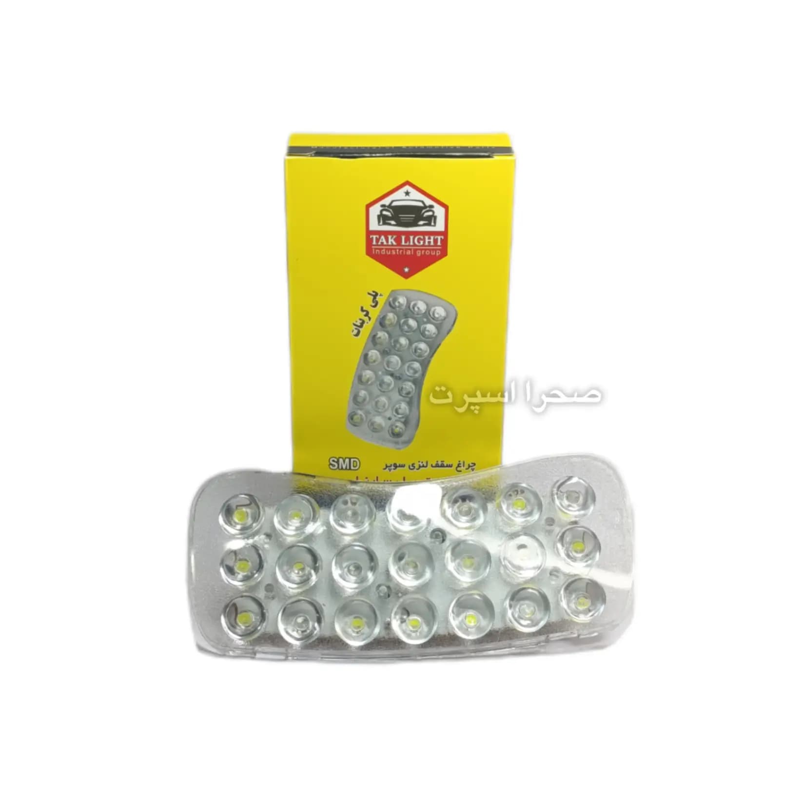 چراغ سقف تیبا و کوییک و ساینا مدل SMD رنگ سفید