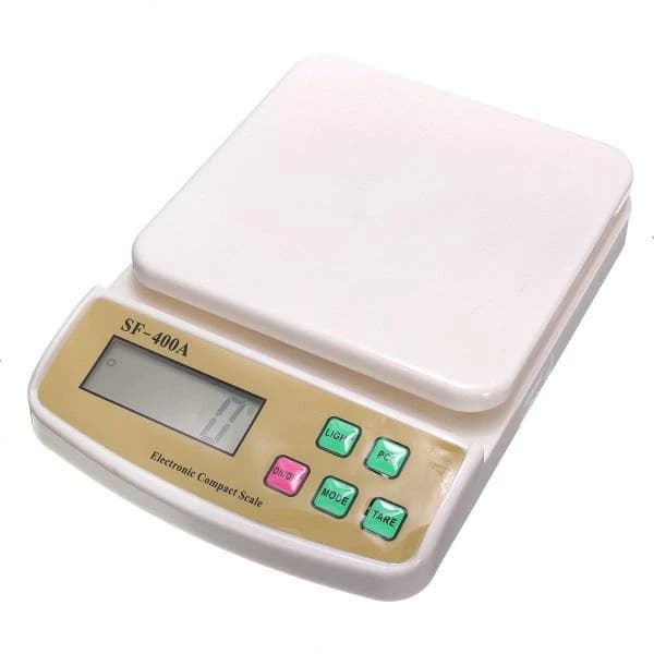 ترازوی آشپزخانه مدل SF400A – با ظرفیت 10 کیلوگرم – دقت 1 گرم