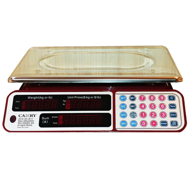 ترازو فروشگاهی کمری مدل ACS-30-JE11 – با ظرفیت 30 کیلو‌گرم