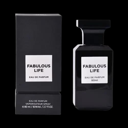 عطر و ادکلن فراگرنس ورد تام فورد فاکینگ فابولوس (فابولوس لایف) ادو پرفیوم 80 میل شرکتی | Fragrance world Fabulous Life 80ml EDP