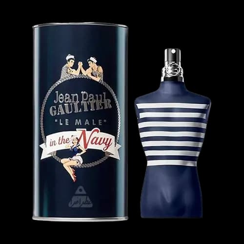 عطر اماراتی ژان پل گوتیر (گوتیه) له میل این د نوی هاردباکس ادو تویلت 125 میلی لیتر | Emarati Perfume Jean Paul Gaultier Le Male In The Navy 125ml EDT