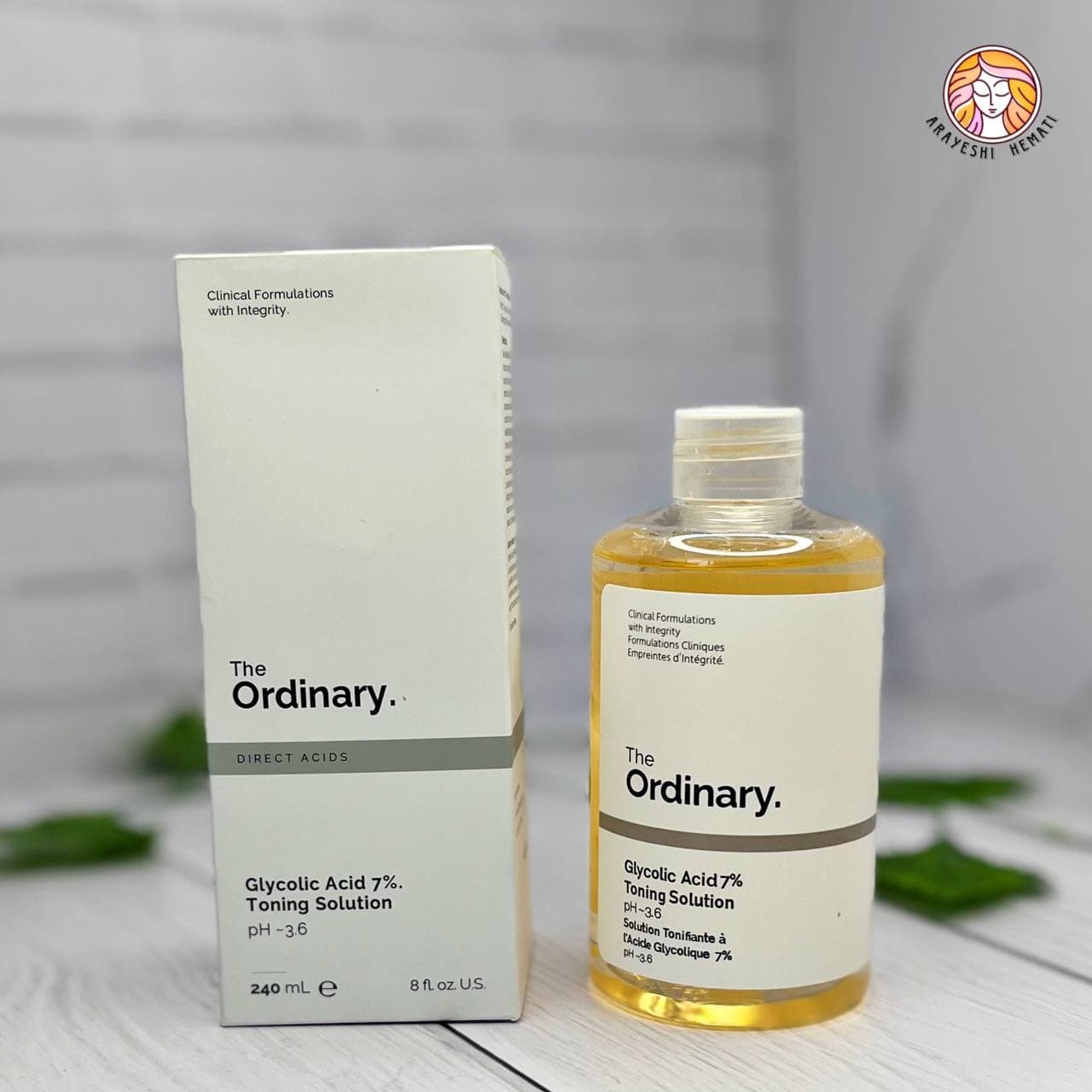 تونر روشن کننده گلیکولیک اسید 7% اوردینری Ordinary-کد 0977 — تصویر ۲
