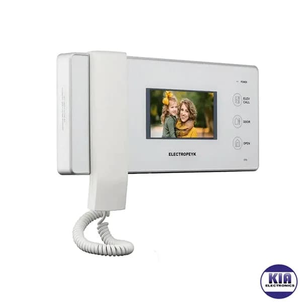 پکیج آیفون تصویری چهار واحدی مدل 1096 سفید با پنل رندا و ماژول ریموت دار — تصویر ۳