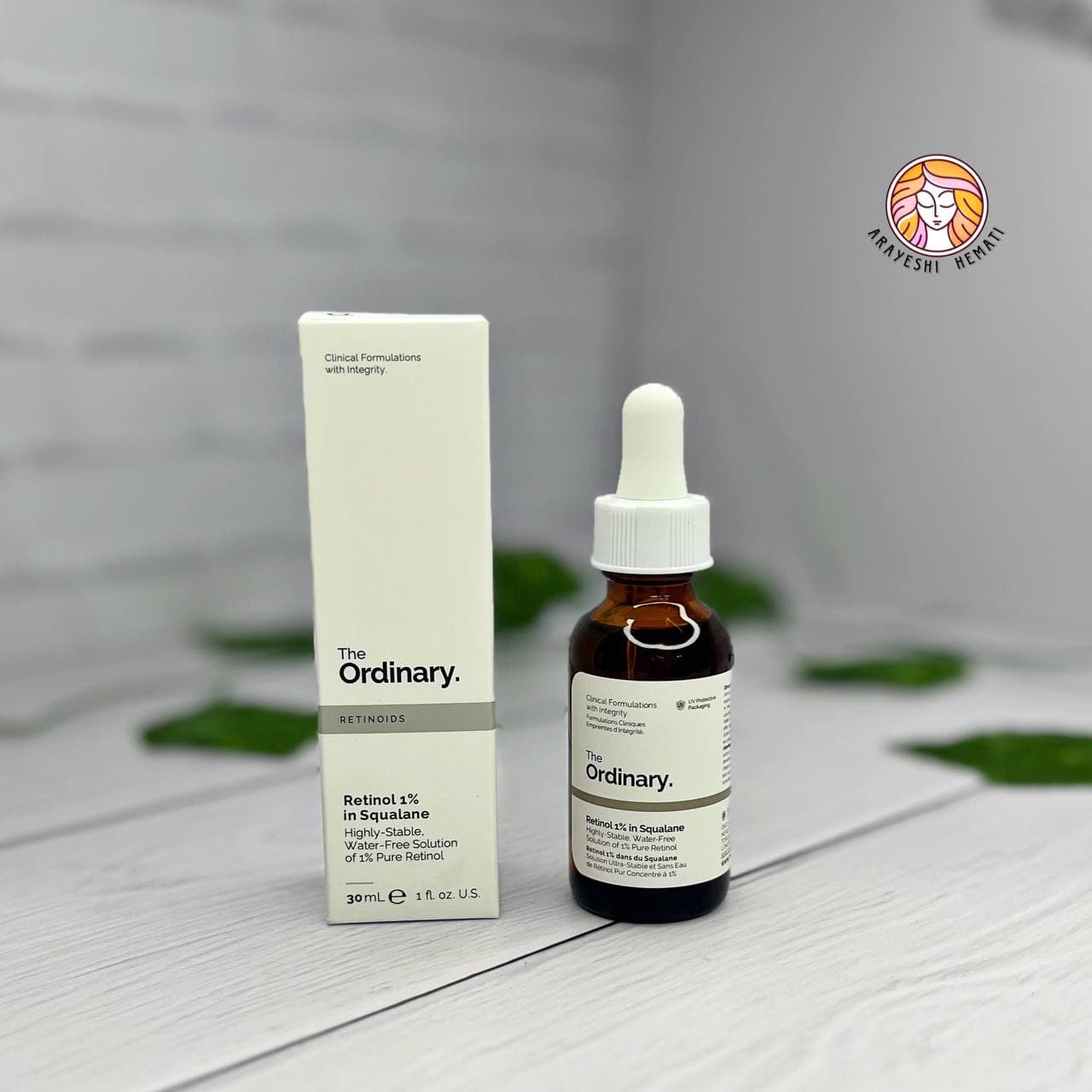 سرم رتینول جوانساز و ضد چروک اوردینری ordinary retinol 1% -کد9404