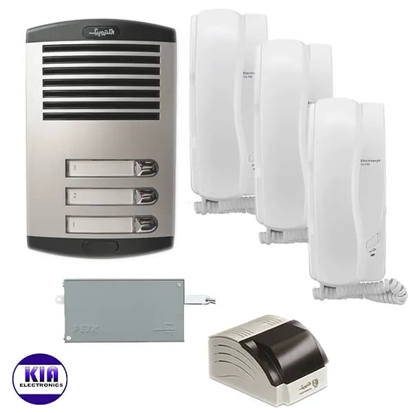 پکیج سه واحدی صوتی 786 الکتروپیک با پنل 875