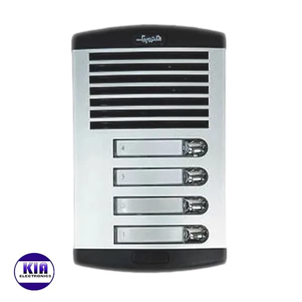 پنل آیفون صوتی چهار واحدی عمودی الکتروپیک مدل 875