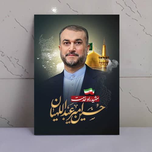 قاب شاسی شهید خدمت حسین امیر عبداللهیان