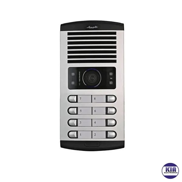 پنل آیفون تصویری هشت واحدی افقی الکتروپیک 1086