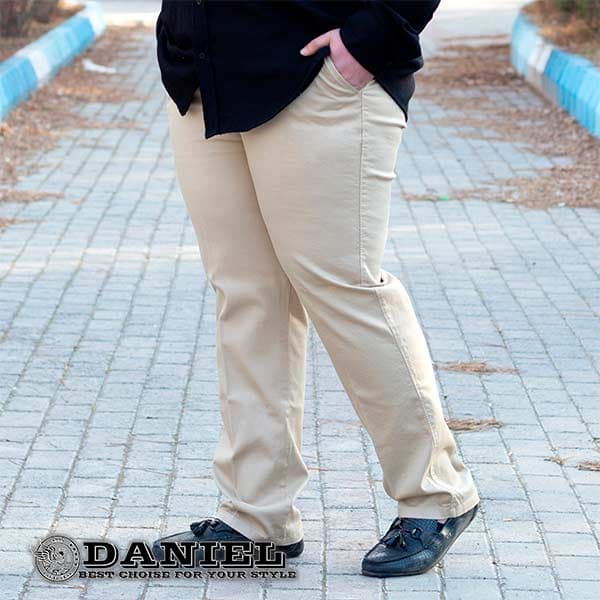 شلوار کتان سایز بزرگ5709