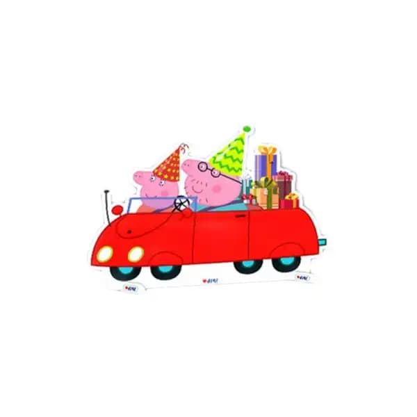 استند ماشین پپا پیگ چوبی (60 سانت)