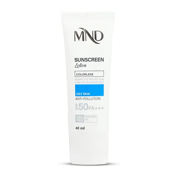 لوسیون ضد آفتاب با فاکتور حفاظتی 50 (SPF 50) مناسب پوست چرب ام ان دی 40 میلی‌لیتر — تصویر ۲