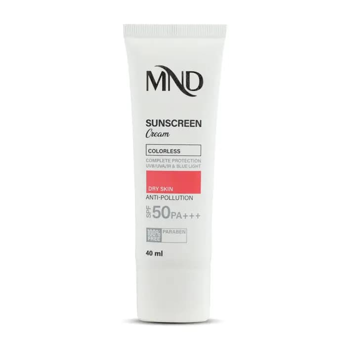 کرم ضد آفتاب با فاکتور حفاظتی 50 (SPF 50) مناسب پوست خشک ام ان دی 40 میلیلیتر — تصویر ۲