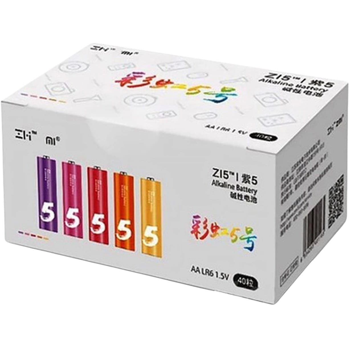 باتری قلمی شیائومی مدل Xiaomi Alkaline ZI5 AA Battery — تصویر ۳