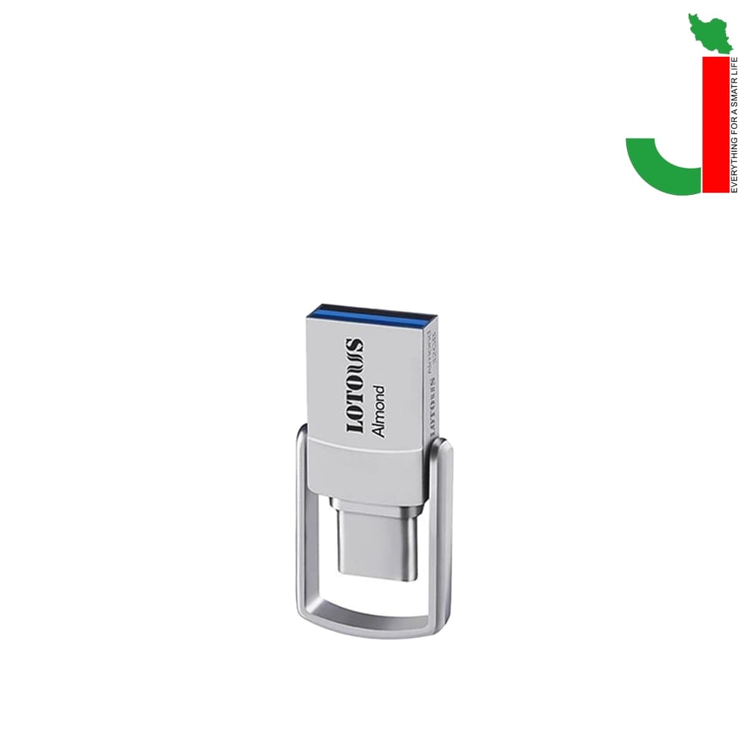فلش مموری لوتوس مدل آلموند ظرفیت 32 گیگابایت USB 3.2/ دارای OTG-TYPE C