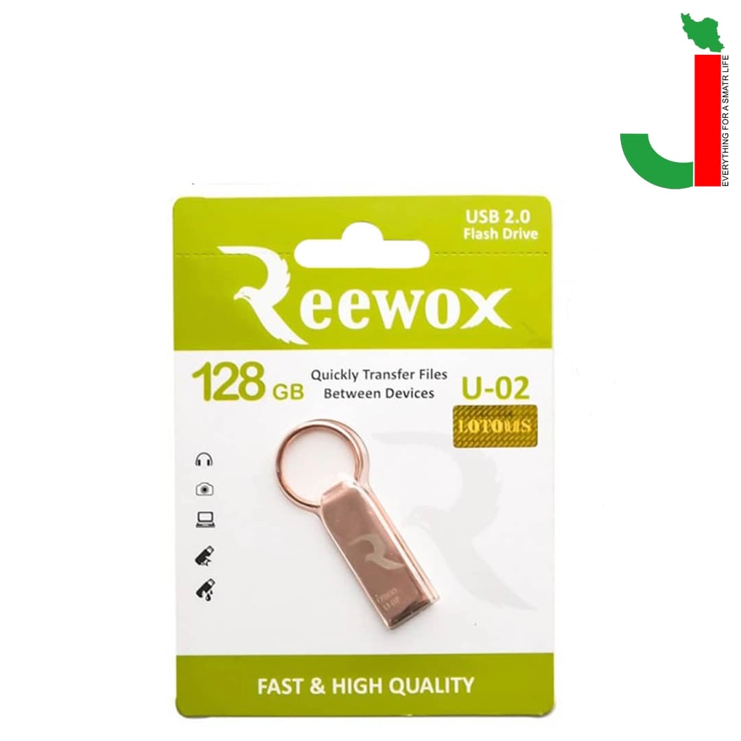 فلش مموری ریوکس مدل U-02 ظرفیت 128 گیگابایت USB 2.0