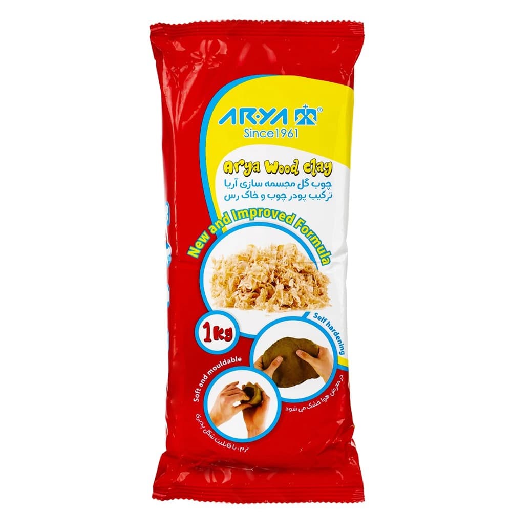 خمیربازی چوب گل مجسمه سازی آریا کد 1090