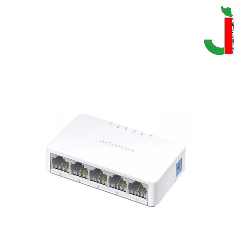 سوئیچ مرکوسیس 5 پورت رومیزی ms105 10/100Mbps
