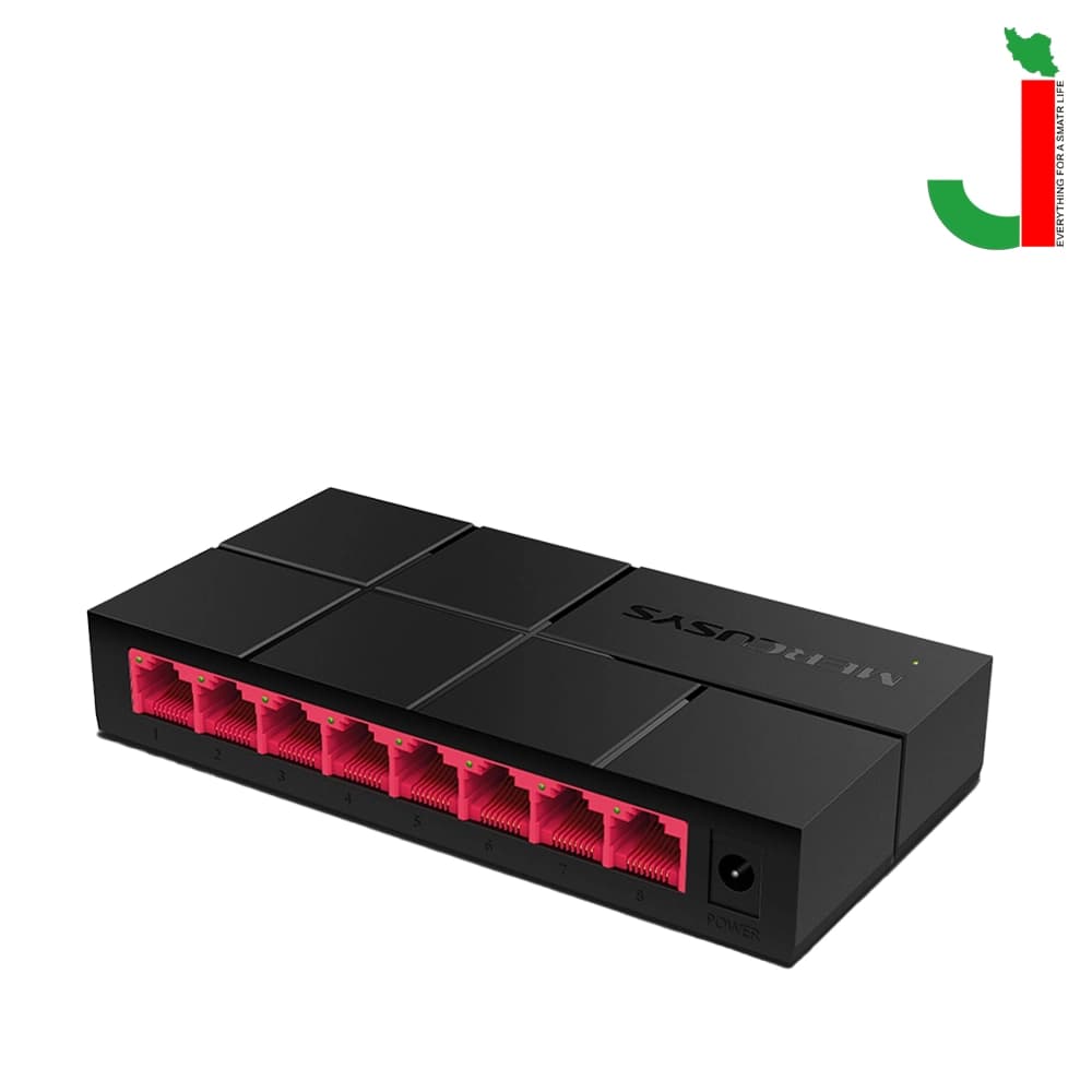 سوئیچ مرکوسیس 8-1000 پورت رومیزی ms108G 10/100/1000Mbps