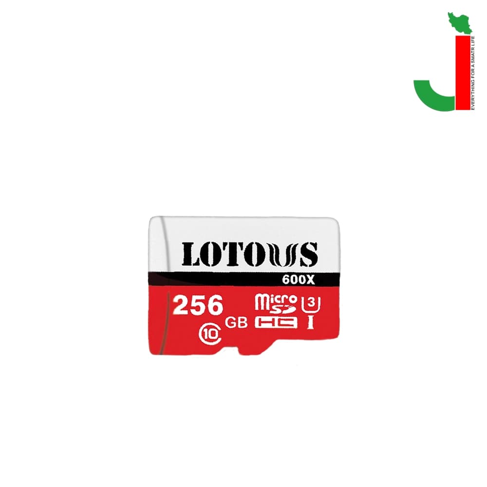 کارت حافظه microSDHC لوتوس مدل 600X ظرفیت 256 گیگابایت