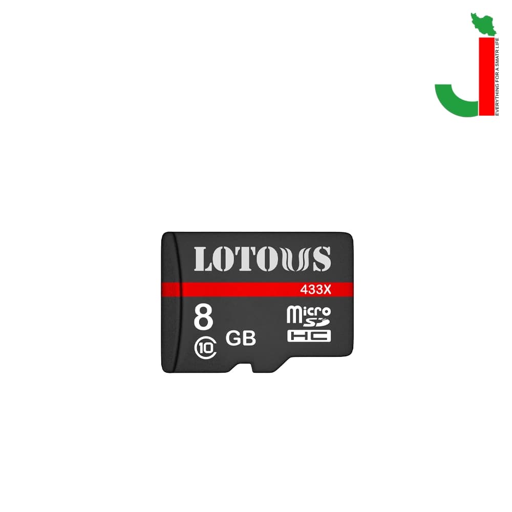 کارت حافظه میکرو لوتوس مدل 433X ظرفیت 8گیگابایت