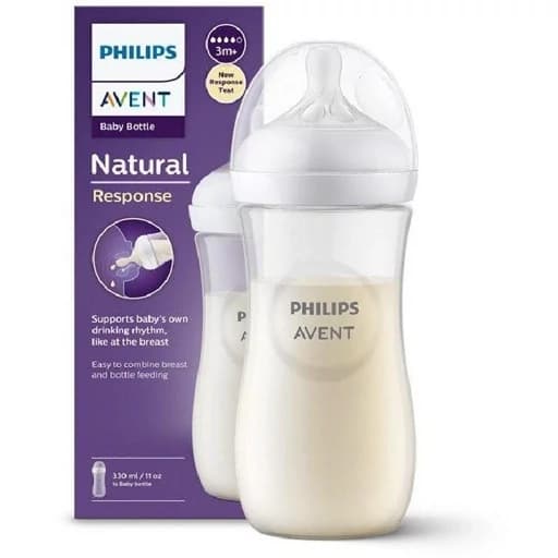 شیشه شیر ۳۳۰ میل فیلیپس اونت خارج از پک 2 تایی | Avent