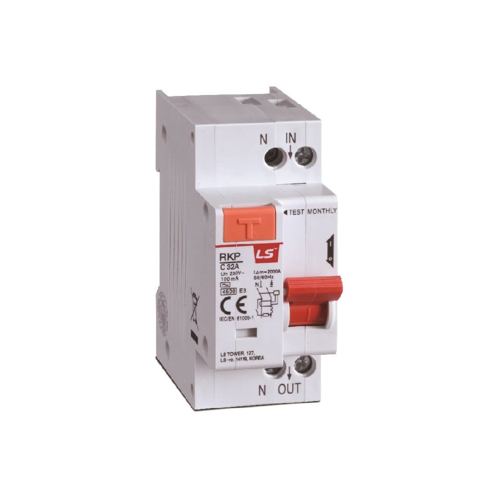 کلید محافظ جان ترکیبی هیمل Himel HDB3LE2C16 دو پل 16 آمپر 30mA منحنی C