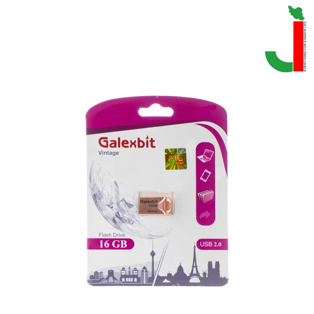 فلش گلکسبیت مدل vintage ظرفیت 16 گیگابایت USB2.0 — تصویر ۲