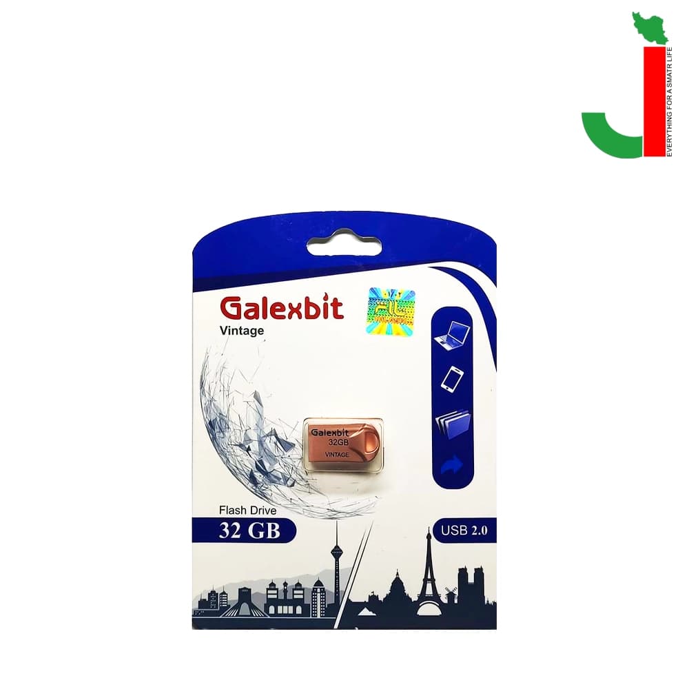 فلش گلکسبیت مدل vintage ظرفیت 32 گیگابایت USB2.0 — تصویر ۲